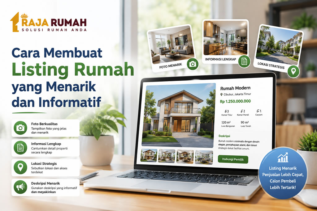 Cara Membuat Listing Rumah Menarik & Informatif